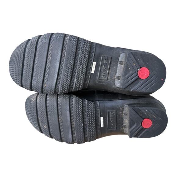 Hunter Original Tall Knee High Black Rain Boot Women size 10 - Picture 9 of 12